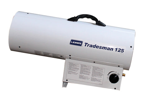 Heater Forced Air LP 125K BTU LB propane heater on a white background