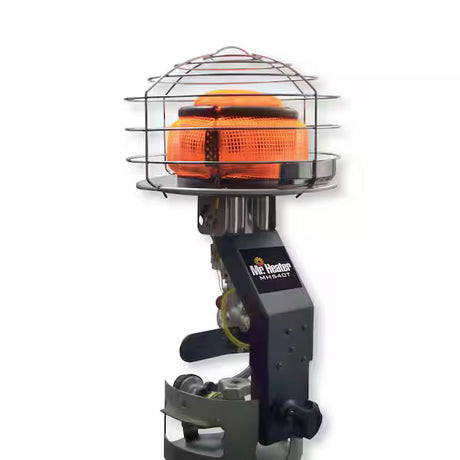 Portable Mr.heater on a white background