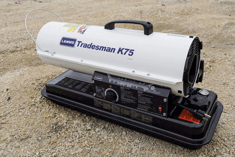 Heater Forced Air Kerosene 75K LB on a concrete surface