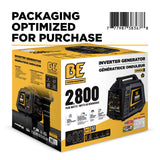 Digital Inverter Generator 2,800 Watt  - BE2800I | Ultra-Quiet for Camping, RV & Home Backup *