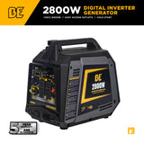 Digital Inverter Generator 2,800 Watt  - BE2800I | Ultra-Quiet for Camping, RV & Home Backup *