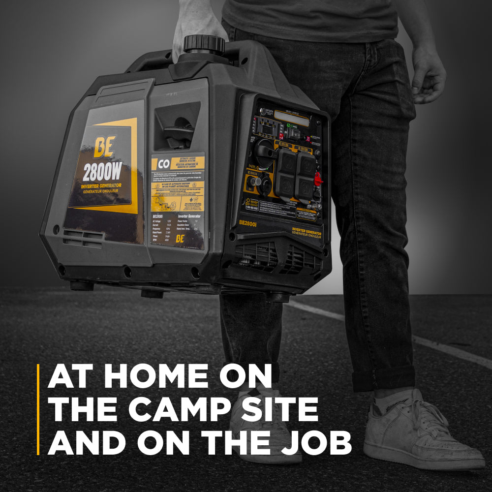 Digital Inverter Generator 2,800 Watt  - BE2800I | Ultra-Quiet for Camping, RV & Home Backup *