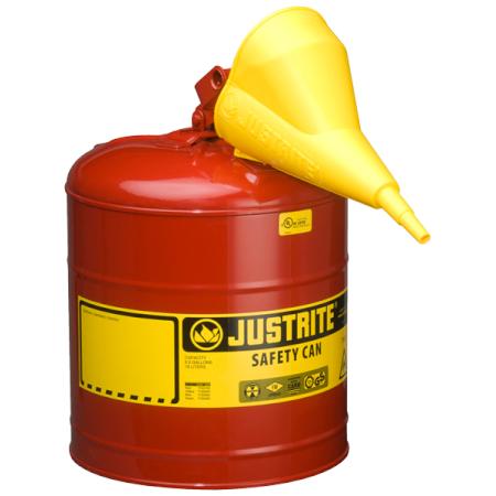 Gas Can 5 Gallon with Funnel Ca Style | Eagle 7150110 - HydroTech Pumps