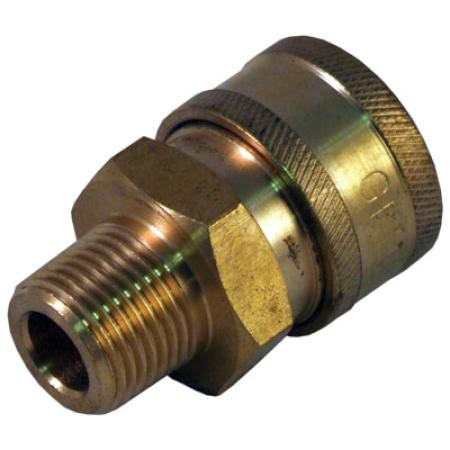Quick Coupler, Brass 3/8 MPT - General Pump