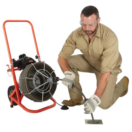 Drain Pipe Cleaners | Easy Rooter 3/4"X100' Cable 4" To 10" Lines  ER-D * - HydroTech Pumps