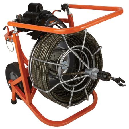 Drain Pipe Cleaners | Easy Rooter 5/8"X100' Cable 3"-6" Lines ER-E * - HydroTech Pumps