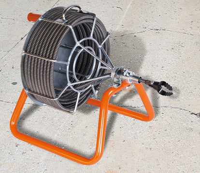 Drain Pipe Cleaners | Spin Drive 1/2"X50' Cable  X550-EM3 - HydroTech Pumps